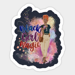 Black girl power Sticker